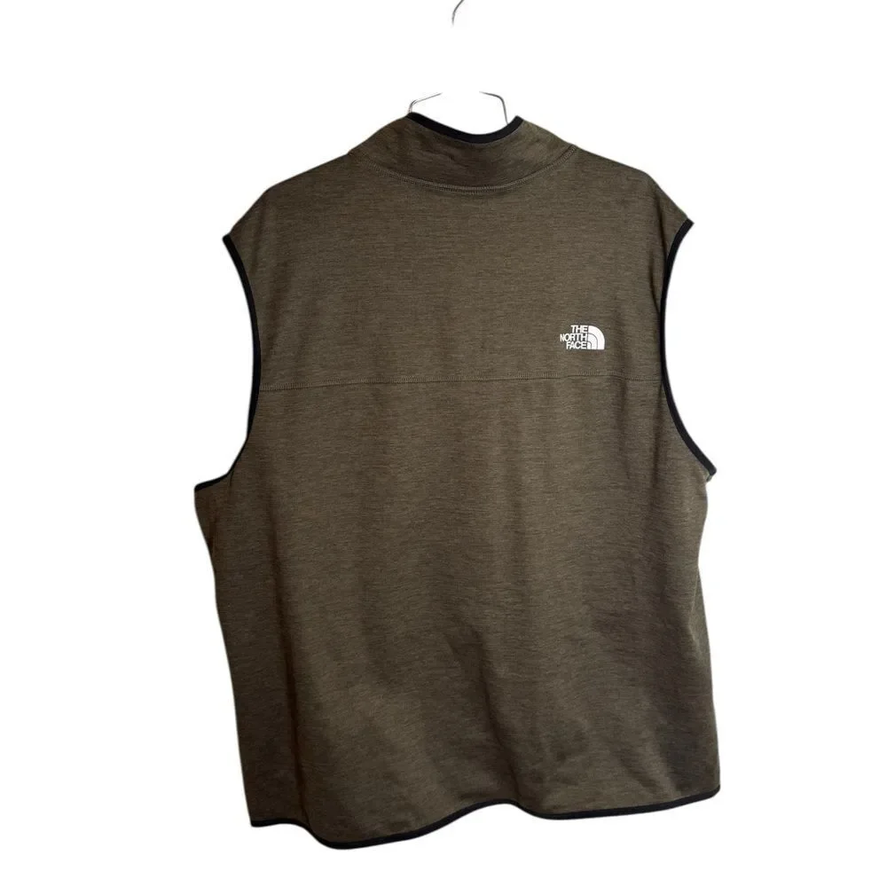 The North Face Men's Canyonlands Fleece Vest Olive Green XXL